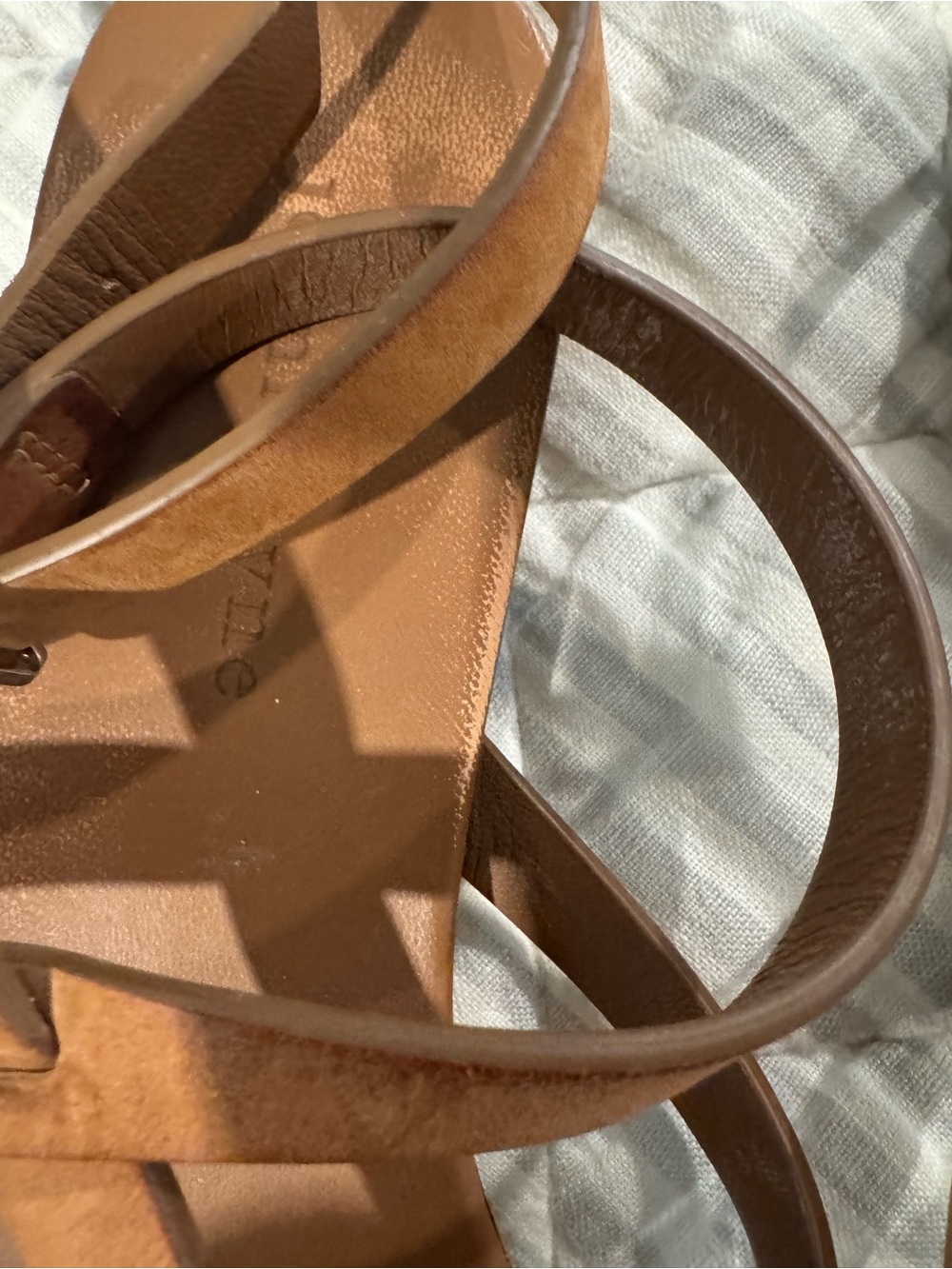 Jenni Kayne Oiled Leather Strappy Sandals - Picture 3 of 9